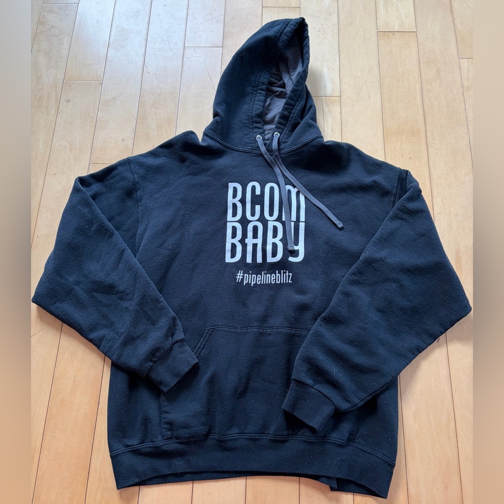 Fruit of the Loom Black Hoodie Sweater